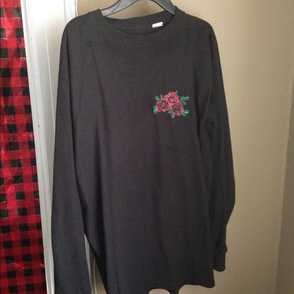 Forever 21 Black Long Sleeve Shirt